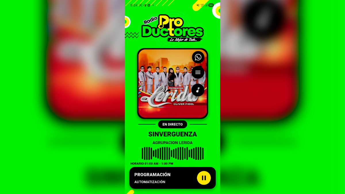 Radio Productores App