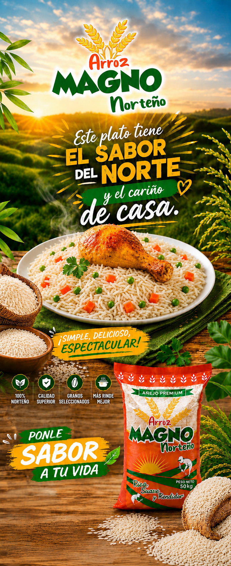 Arroz Magno Norteño